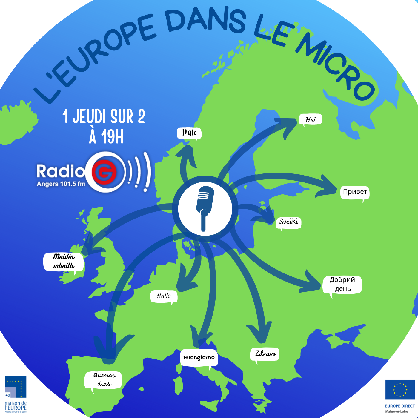 L'Europe dans le micro du 04 04 2024 Magazine radio sur l'europe L'Europe dans le micro du 04 04 2024